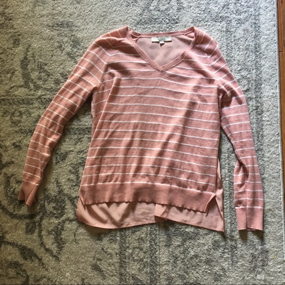 Millennial pink top! LOFT - Picture 2 of 6